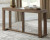 Ashley Cariton Gray Sofa/Console Table