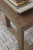 Ashley Cariton Gray Sofa/Console Table