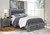 Ashley Lodanna Gray Queen Panel Bed with 2 Storage Drawers