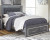 Ashley Lodanna Gray Queen Panel Bed with 2 Storage Drawers