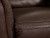 Ashley Alessandro Walnut Power Reclining Loveseat with Console