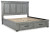 Ashley Russelyn Gray King Storage Bed