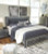 Ashley Lodanna Gray King Panel Bed with 2 Storage Drawers