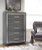 Ashley Lodanna Gray Chest of Drawers