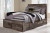 Benchcraft Derekson Multi Gray Full Panel Bed with 6 Storage Drawers