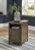 Ashley Treytown Brown Chairside End Table