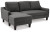 Ashley Jarreau Gray Sofa Chaise Sleeper