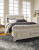 Ashley Bellaby Whitewash Queen Platform Bed with 2 Storage Drawers