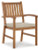 Ashley Janiyah Light Brown Outdoor Dining Arm Chair (Set of 2)