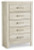 Ashley Bellaby Whitewash Chest of Drawers
