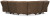 Ashley Trail Boys Walnut 2-Piece Reclining Sectional
