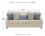 Benchcraft Traemore Linen Queen Sofa Sleeper