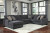 Benchcraft Tracling Slate 3-Piece Sectional with Chaise