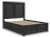 Ashley Foyland Black Brown Queen Panel Storage Bed