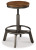 Ashley Torjin Brown Gray Counter Height Stool (Set of 2)