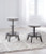 Ashley Torjin Brown Gray Counter Height Stool (Set of 2)