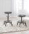 Ashley Torjin Brown Gray Counter Height Stool (Set of 2)