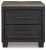 Ashley Foyland Black Brown Nightstand