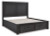 Ashley Foyland Black Brown King Panel Storage Bed