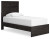 Ashley Belachime Black Twin Panel Bed