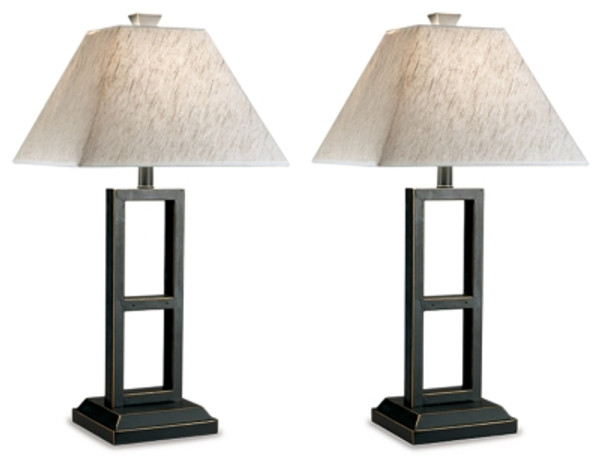 Ashley Deidra Black Table Lamp (Set of 2)