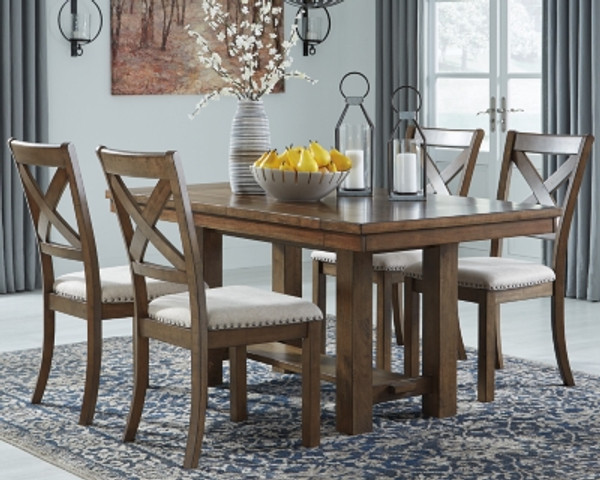 Ashley Moriville Grayish Brown Dining Extension Table