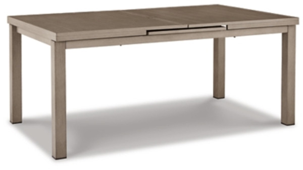 Ashley Beach Front Beige Outdoor Extension Dining Table