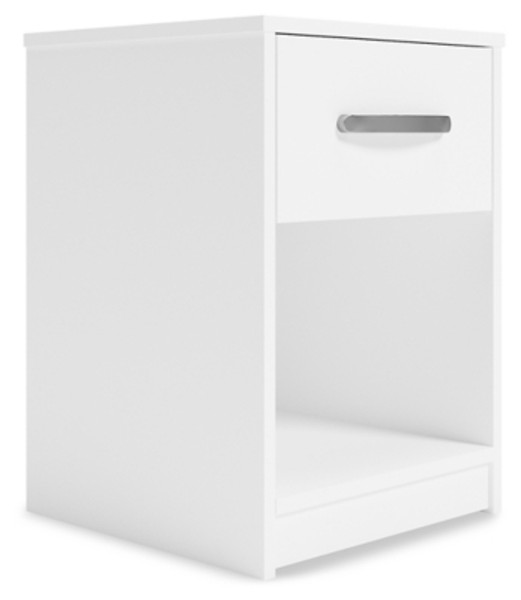 Ashley Flannia White Nightstand