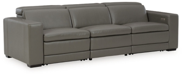 Ashley Texline Gray 4-Piece Power Reclining Sofa