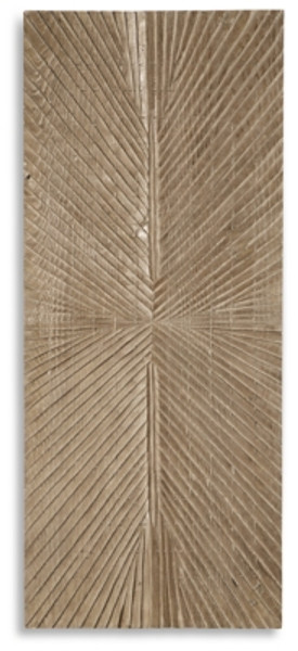 Ashley Lenora Distressed Brown Wall Decor