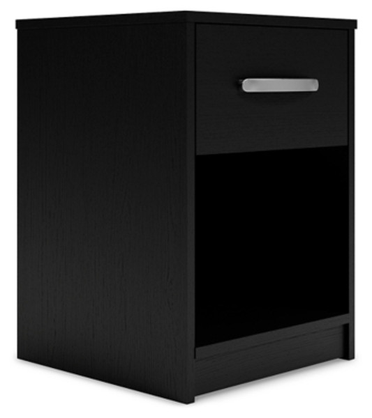 Ashley Finch Black Nightstand EB3392-291