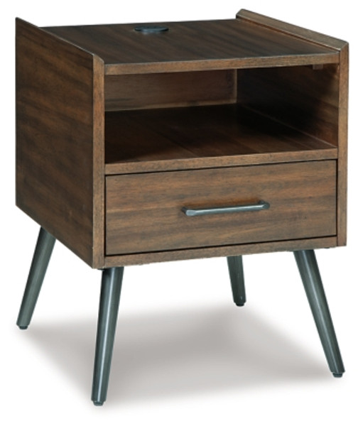 Ashley Calmoni Brown End Table