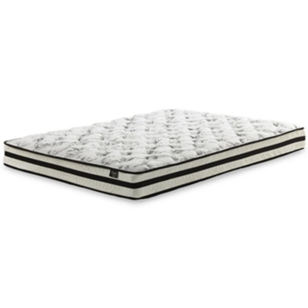 Ashley 8 Inch Chime Innerspring White Twin Mattress in a Box