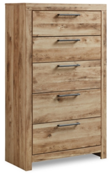Ashley Hyanna Tan Brown Chest of Drawers