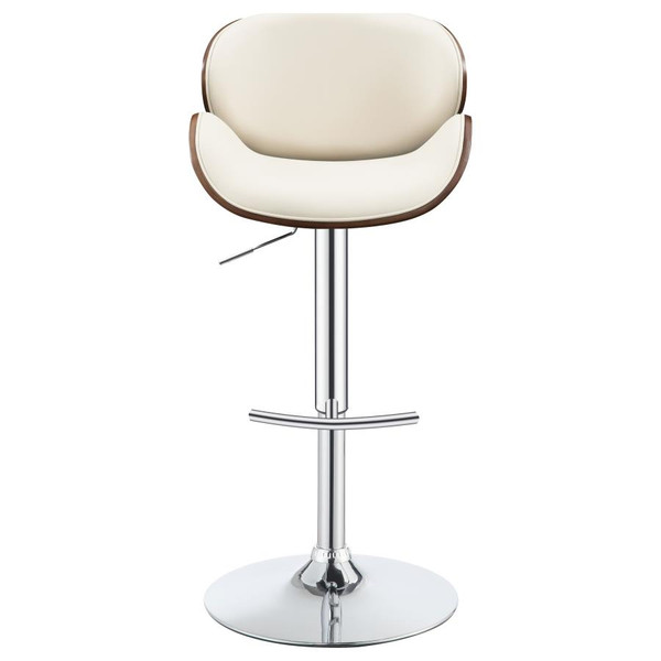 Coaster Harris ADJUSTABLE BAR STOOL Ivory