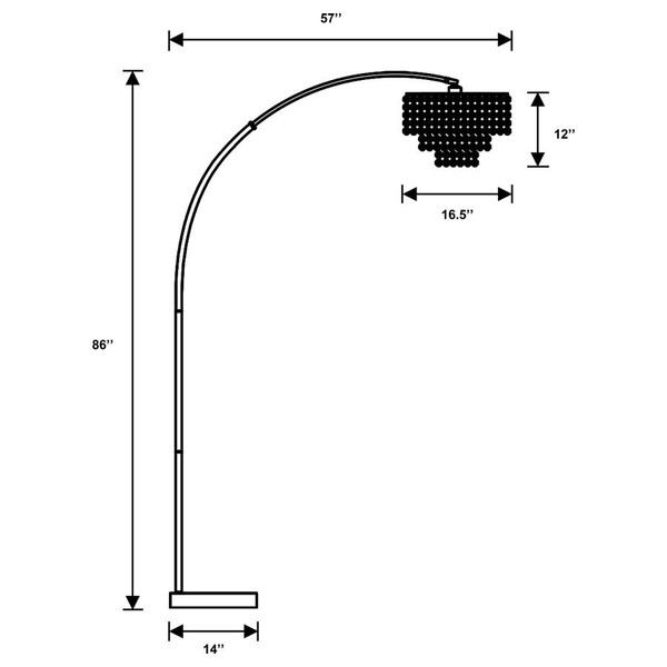 Coaster Shirley FLOOR LAMP