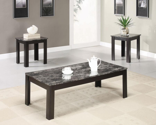 Coaster Rhodes 3 PC COFFEE TABLE SET