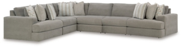 Ashley Avaliyah Ash 6-Piece Sectional with Ottoman 58103/46(3)/64/65/77/08