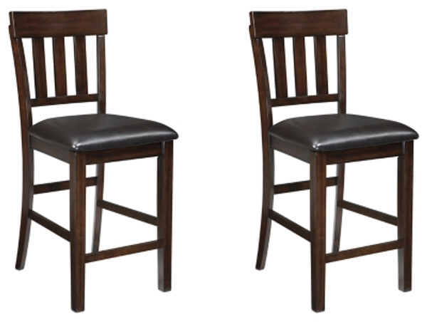 Ashley Haddigan Dark Brown 2-Piece Bar Stool