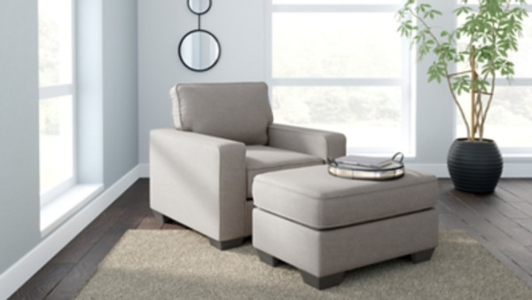 Ashley Greaves Stone Chair and Ottoman