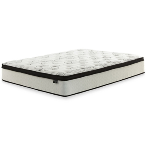 Ashley Chime 12 Inch Hybrid White Queen Mattress with Better Adjustable Base