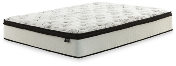 Ashley Chime 12 Inch Hybrid White Full Mattress with Better than a Boxspring Foundation