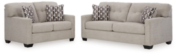 Ashley Mahoney Pebble Sofa and Loveseat