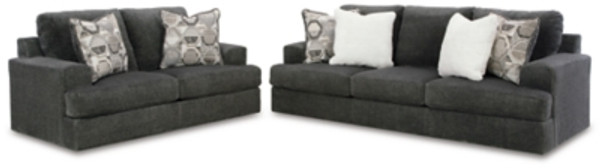 Ashley Karinne Smoke Sofa and Loveseat