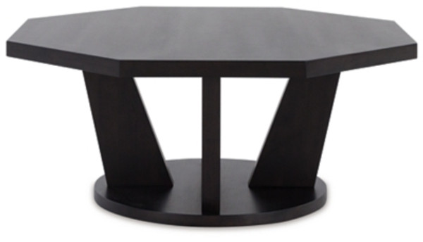 Ashley Chasinfield Dark Brown Coffee Table with 1 End Table