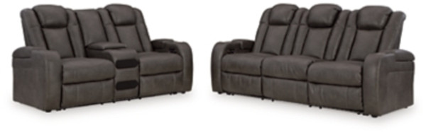 Ashley Fyne-Dyme Shadow Sofa and Loveseat Ashley Fyne-Dyme Shadow Sofa and Loveseat