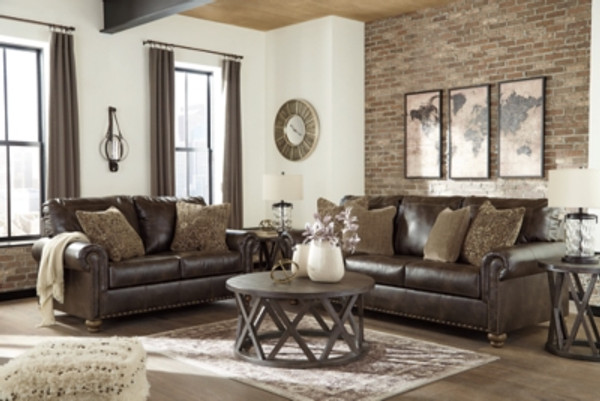 Ashley Nicorvo Coffee Sofa and Loveseat