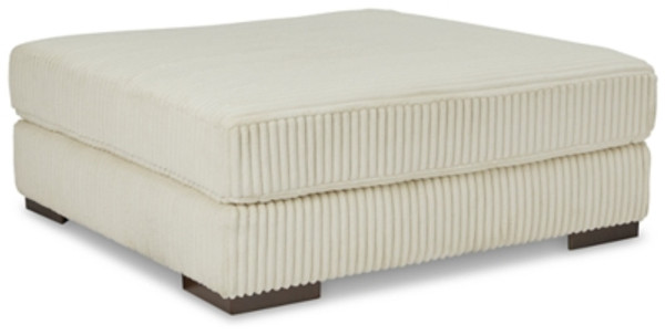 Ashley Lindyn Ivory 6-Piece Sectional with Ottoman