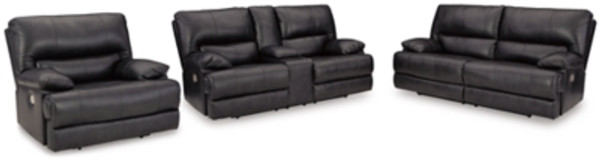 Ashley Mountainous Eclipse Sofa, Loveseat and Recliner