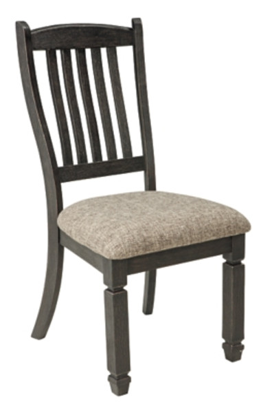 Ashley Tyler Creek Black Grayish Brown 2-Piece Dining Room Chair